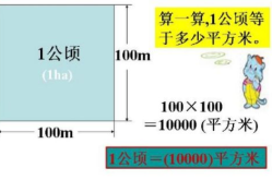 一平方千米等于几公顷,面积单位换算解析
