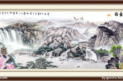 国画图片,国画中的自然意蕴与人文情怀